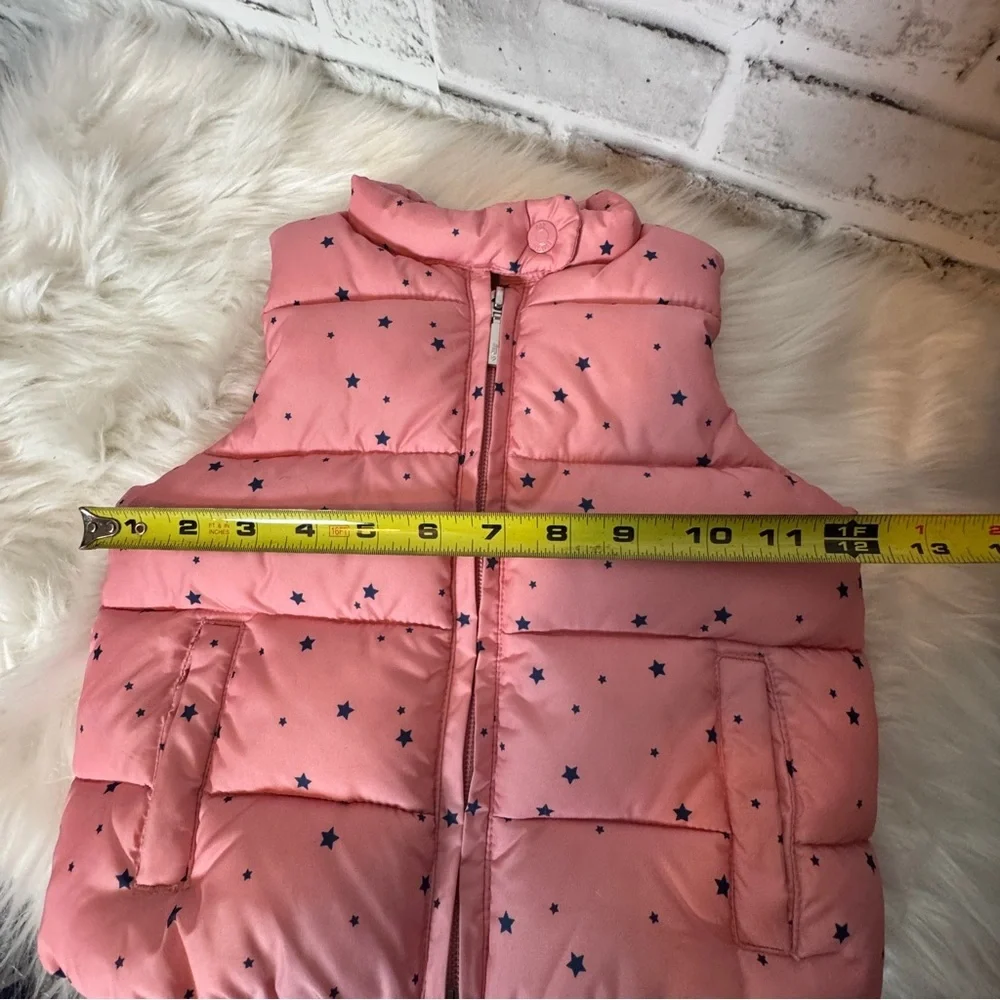 GAP Pink and Black Quilted Puffer‎ Vest